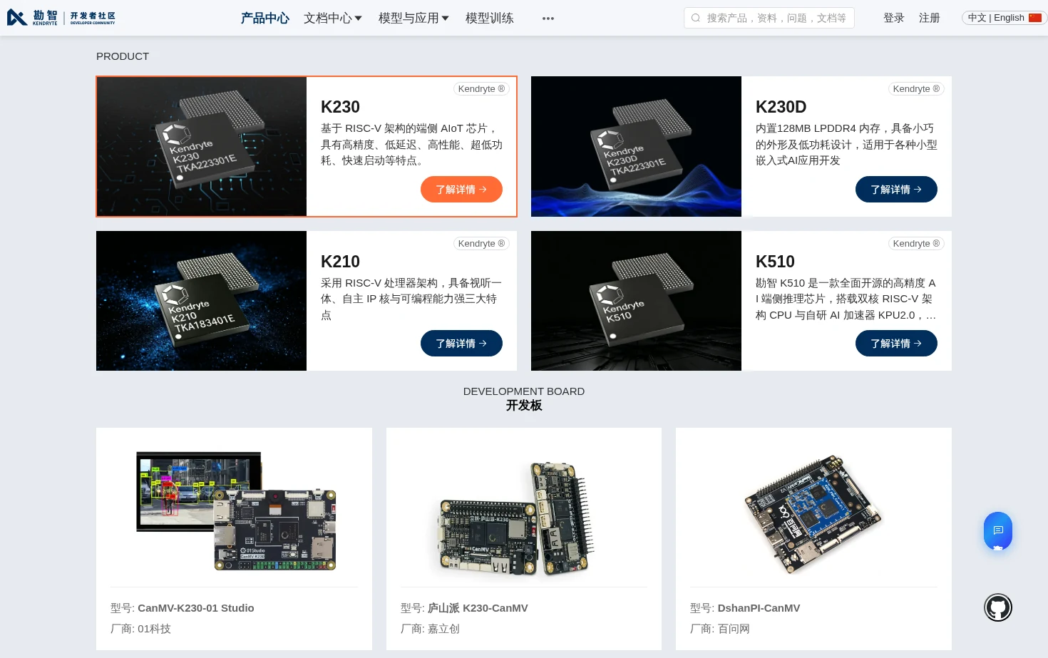 勘智开发者社区 页面快照